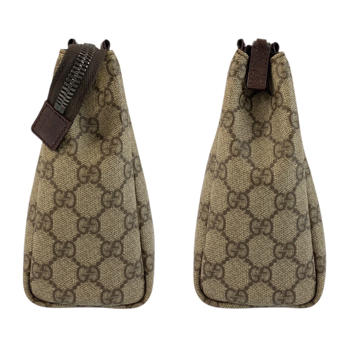 GUCCI Clutch bag 101633 GG Supreme Canvas Beige brown