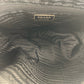 PRADA Shoulder Bag Nylon Black SilverMetal Test Triangle With logo