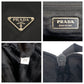 PRADA Shoulder Bag Nylon Black SilverMetal Test Triangle With logo