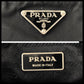 PRADA Shoulder Bag Nylon Black SilverMetal Test Triangle With logo