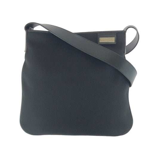 GUCCI Shoulder Bag 019 0422 canvas Black SilverMetal