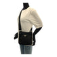 PRADA Shoulder Bag Nylon Black Silver Test Triangle With logo