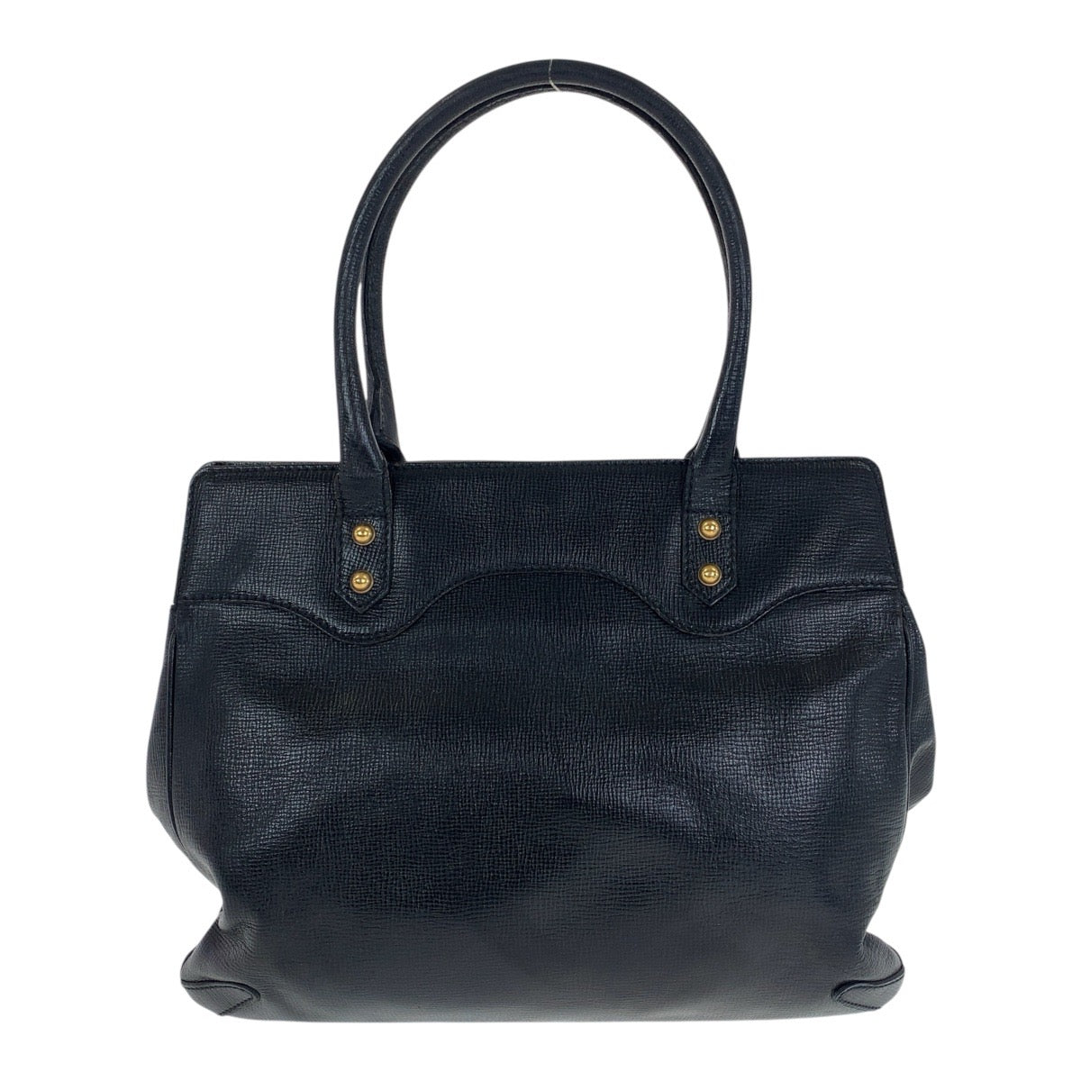 GUCCI Tote Bag 114914 leather Black GoldMetal Horsebit