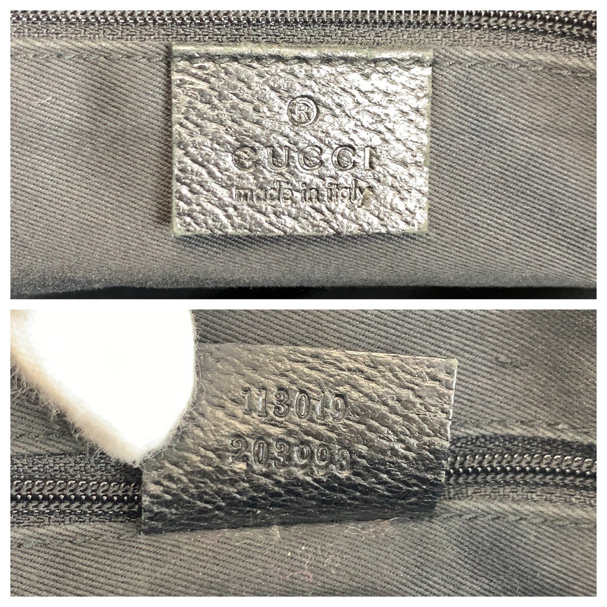 GUCCI Tote Bag 113019 GG canvas Black black