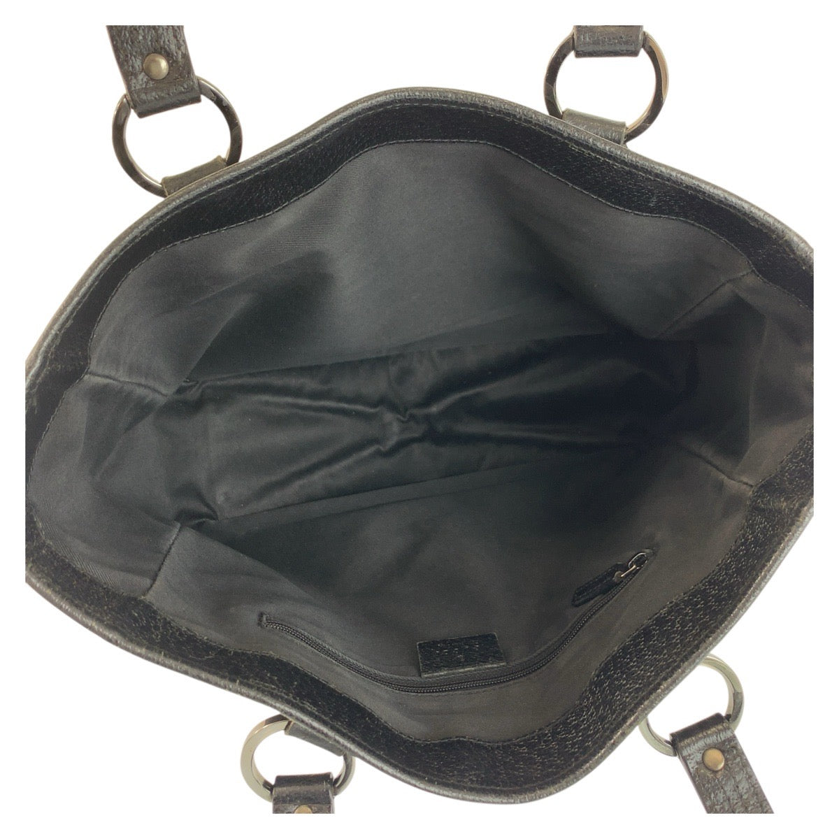 GUCCI Tote Bag 113019 GG canvas Black black