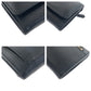 PRADA Long Wallet Purse leather Black gold Safiano
