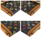 LOUIS VUITTON Long Wallet Purse M92658 PVC Noir Black Gold Metal Monogram multicolor Porte Tresor International