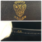 GUCCI Shoulder Bag leather Black GoldMetal Old Gucci Rocking G