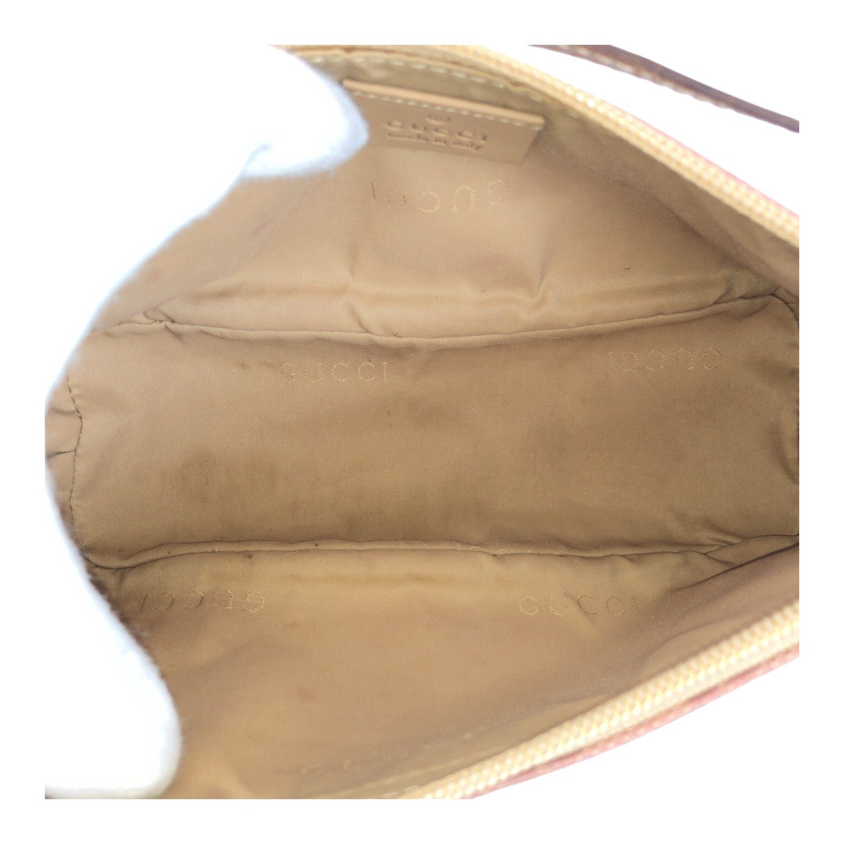 GUCCI Handbag 039 1103 GG canvas Pink Silver