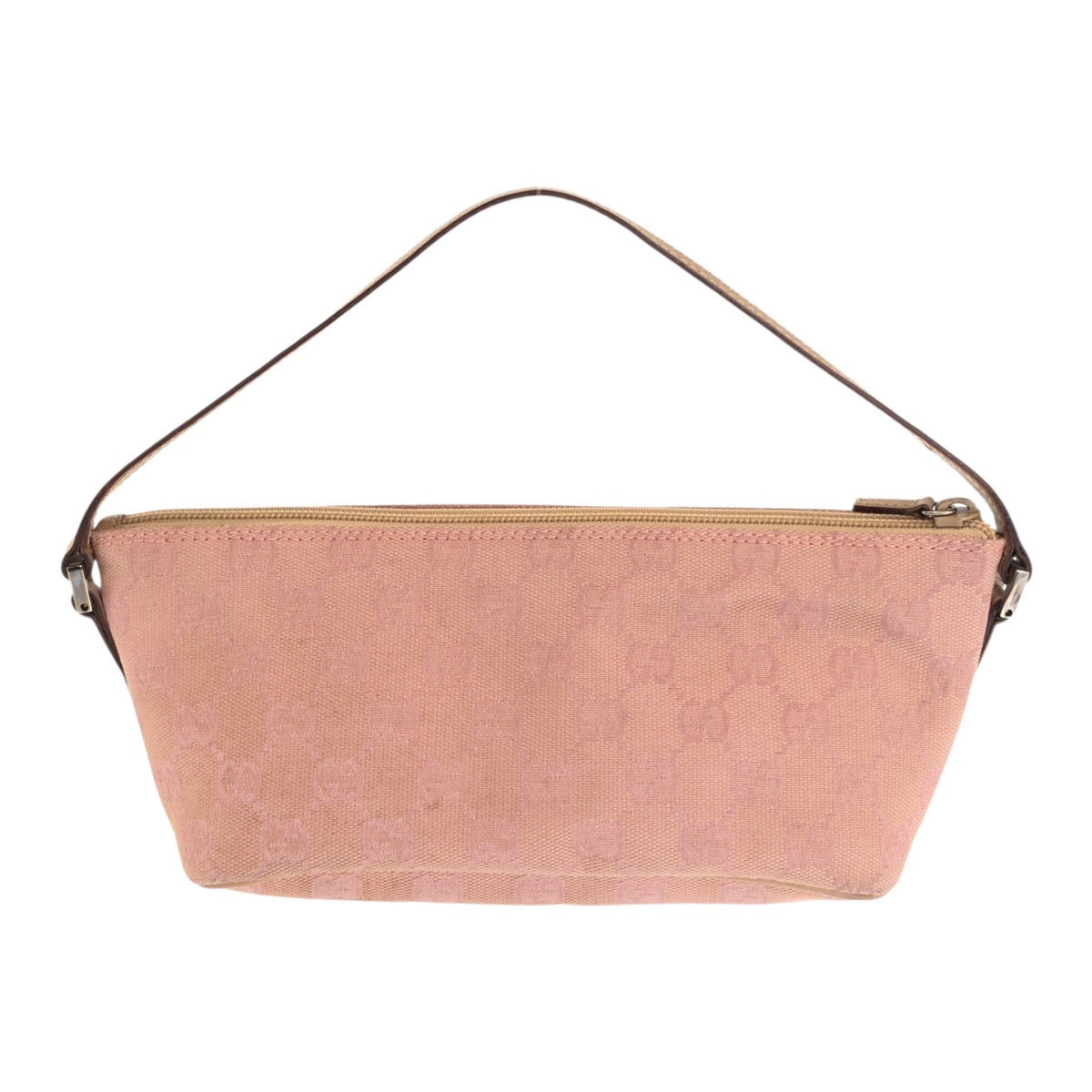GUCCI Handbag 039 1103 GG canvas Pink Silver