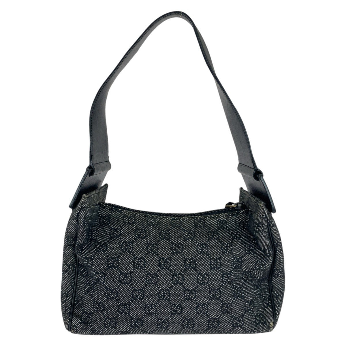 GUCCI Shoulder Bag 92699 GG canvas Black GoldMetal