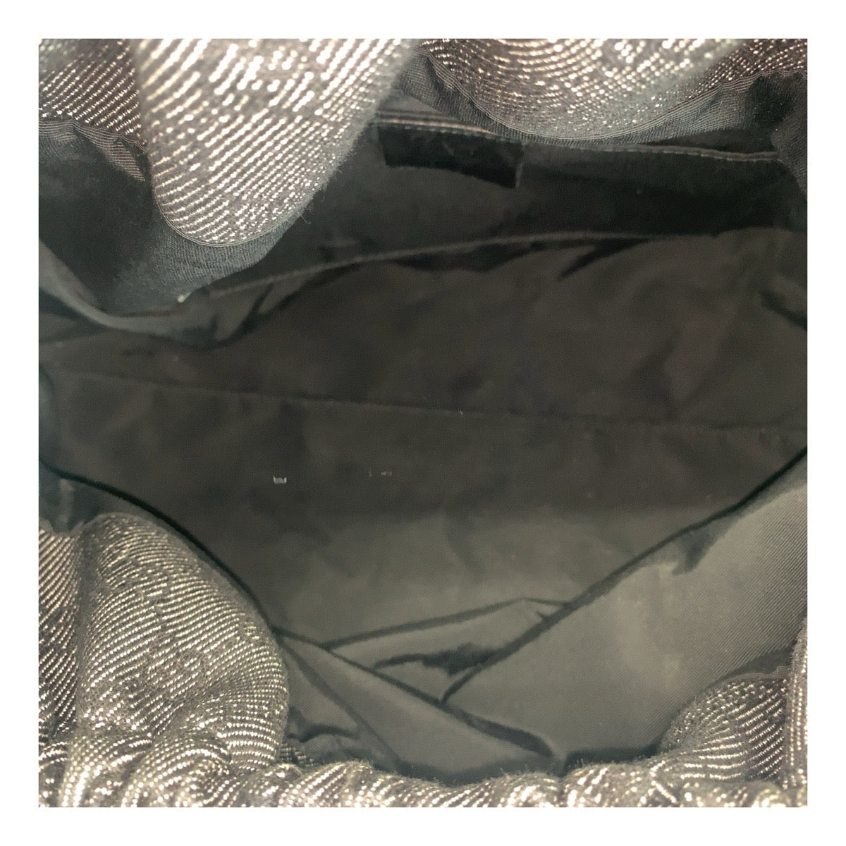 GUCCI Sling bag 28566 GG canvas Black Silver