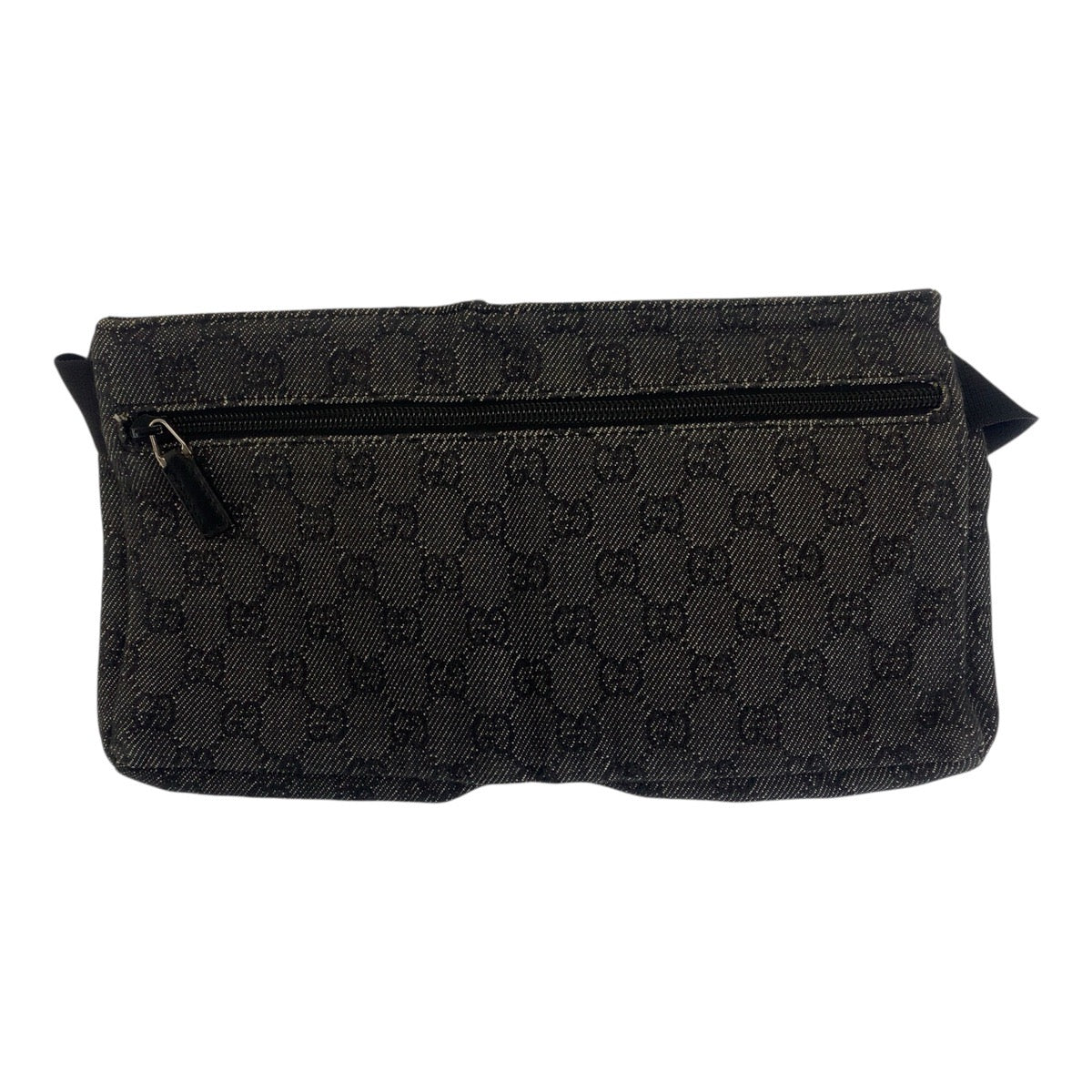 GUCCI Sling bag 28566 GG canvas Black Silver