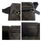 GUCCI Sling bag 28566 GG canvas Black Silver