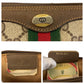 GUCCI Shoulder Bag 89 02 018 GG Supreme Canvas Beige Gold Metal Sherry line