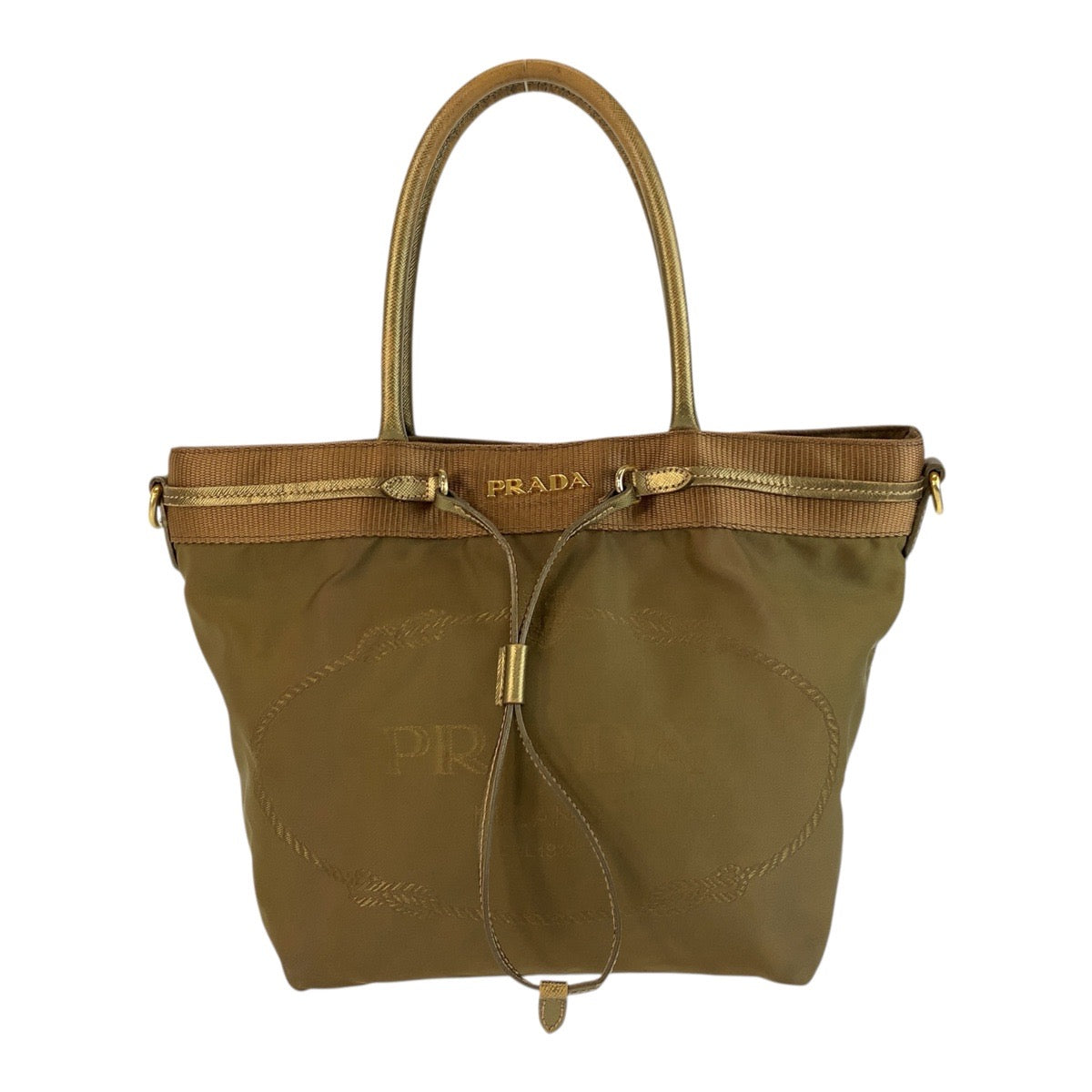 PRADA Tote Bag 31 Nylon khaki