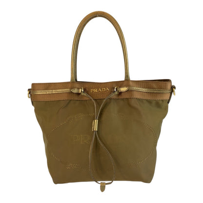 PRADA Tote Bag 31 Nylon khaki