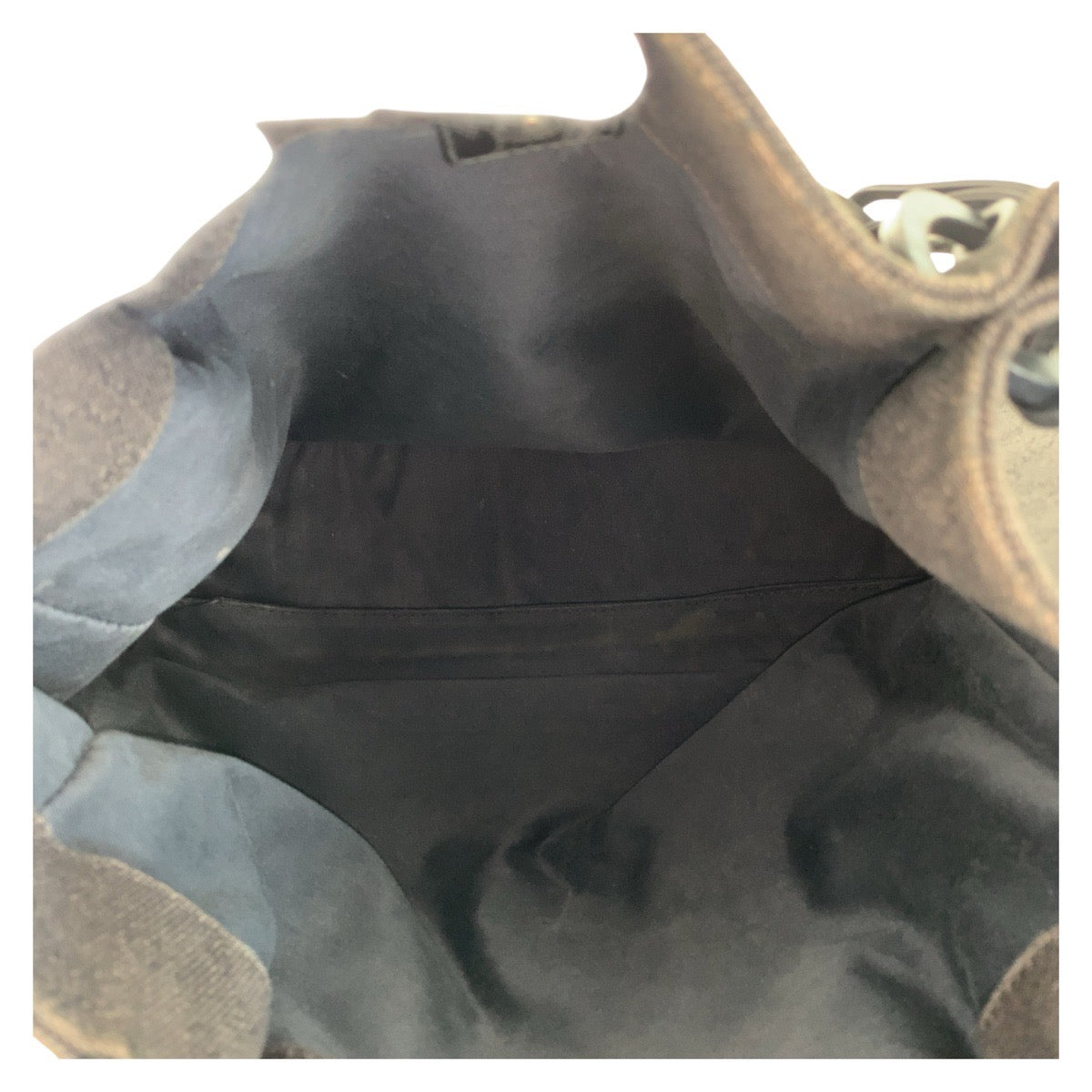 GUCCI Tote Bag 101920 GG canvas Black SilverMetal