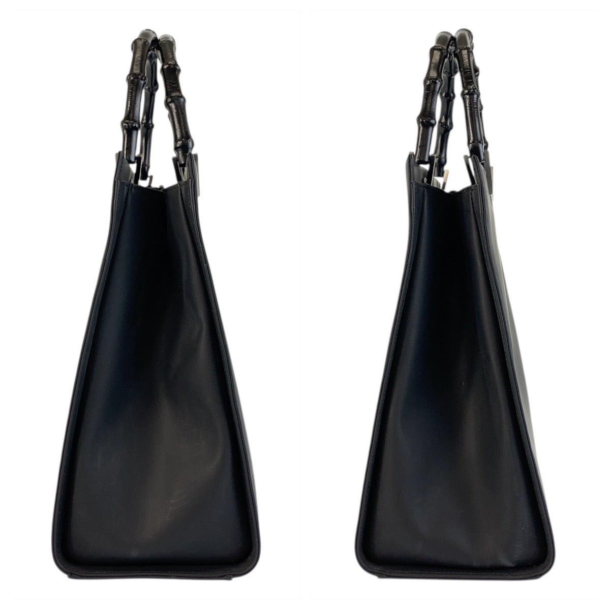 GUCCI Handbag 002 1010 leather Black black Bamboo