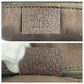 GUCCI Handbag 161720 GG canvas Beige Dark Brown Gold Metal Prince Shelley Line