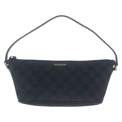 GUCCI Handbag 07198 GG canvas Black SilverMetal