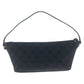GUCCI Handbag 07198 GG canvas Black SilverMetal