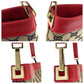 GUCCI Shoulder Bag 001 4231 GG canvas Beige Red Gold Metal