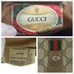 GUCCI Clutch bag 89 01 034 GG Supreme Canvas Beige brown Sherry line