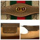 GUCCI Clutch bag 89 01 007 GG Supreme Canvas Beige Gold Metal Sherry line