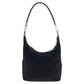 GUCCI Shoulder Bag 001 3814 GG canvas Black Silver