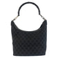 GUCCI Shoulder Bag 000 0531 GG canvas Black black Bamboo