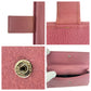 GUCCI Long Wallet Purse 143689 leather Pink SilverMetal