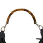 GUCCI Shoulder Bag 000 2214 0531 Nylon Black SilverMetal Bamboo