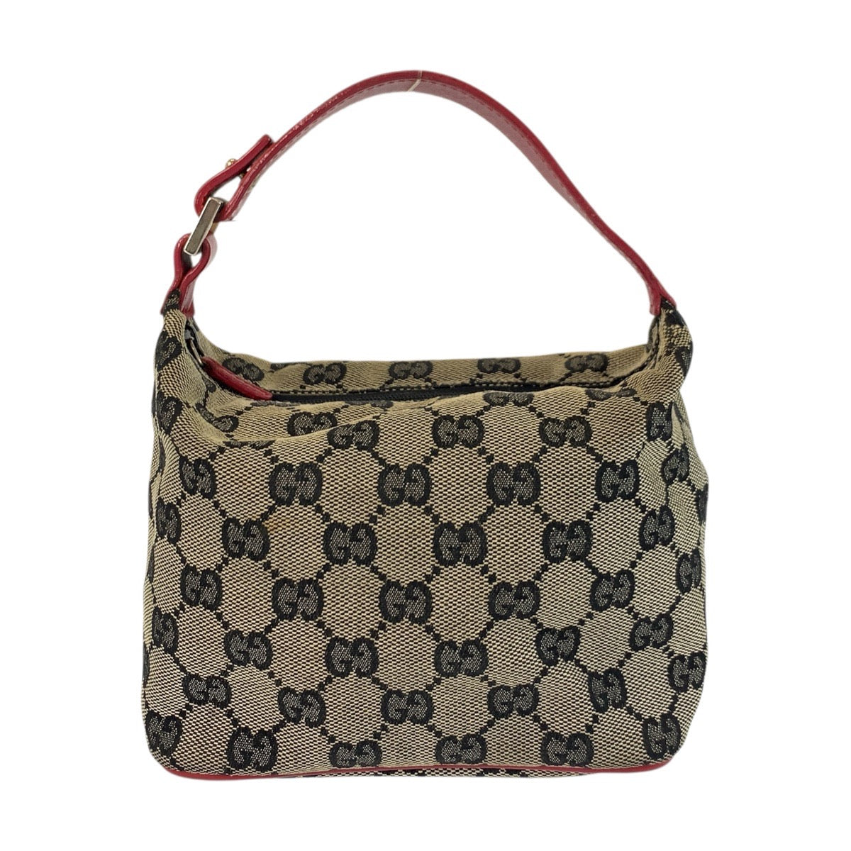 GUCCI Handbag 039 1147 GG canvas Beige red