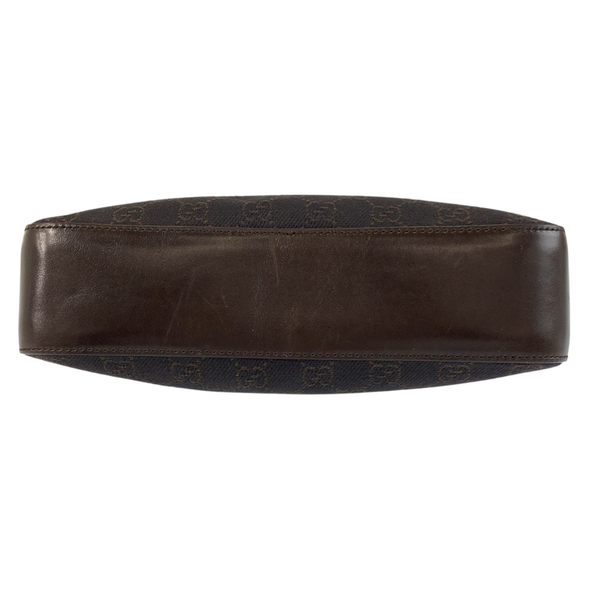 GUCCI Handbag 73984 GG canvas Brown Silver Metal