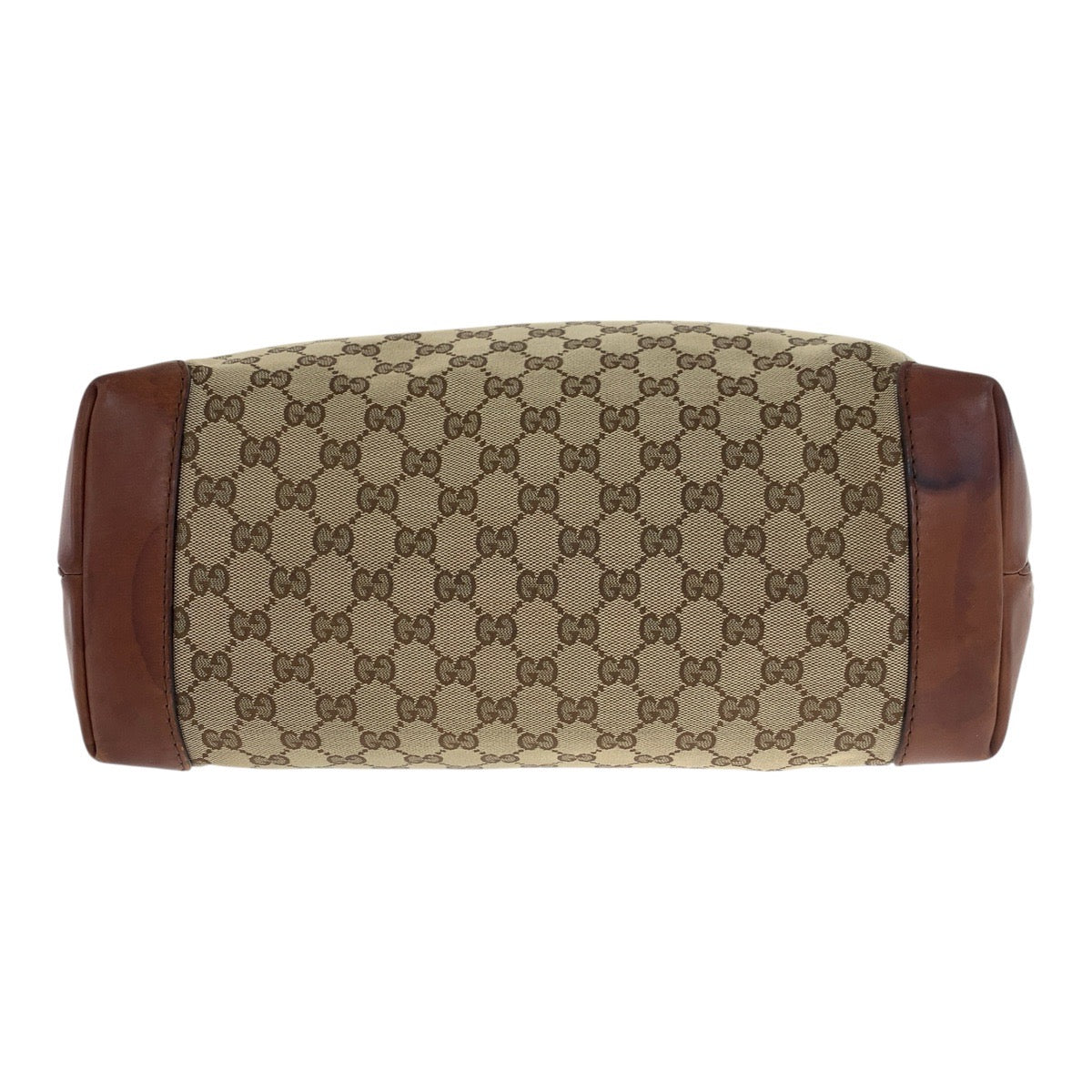 GUCCI Tote Bag 305585 GG canvas Beige brown gold