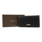 GUCCI Long Wallet Purse 244946 leather Black GoldMetal Guccisima