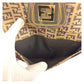 FENDI Long Wallet Purse 8M0032 PVC Brown Gold Metal Zucchino