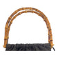 GUCCI Handbag 92708 GG canvas Black GoldMetal Bamboo