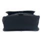 PRADA Shoulder Bag Nylon Black SilverMetal Testo Saffiano Triangle With logo