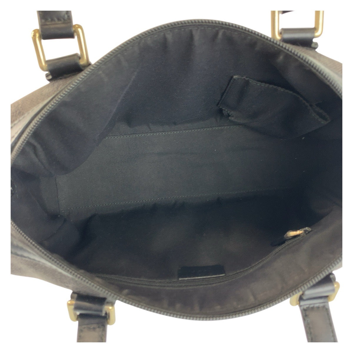 GUCCI Handbag 257289 GG canvas Black SilverMetal