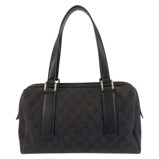 GUCCI Handbag 257289 GG canvas Black SilverMetal