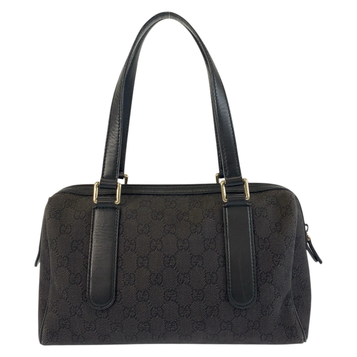 GUCCI Handbag 257289 GG canvas Black SilverMetal
