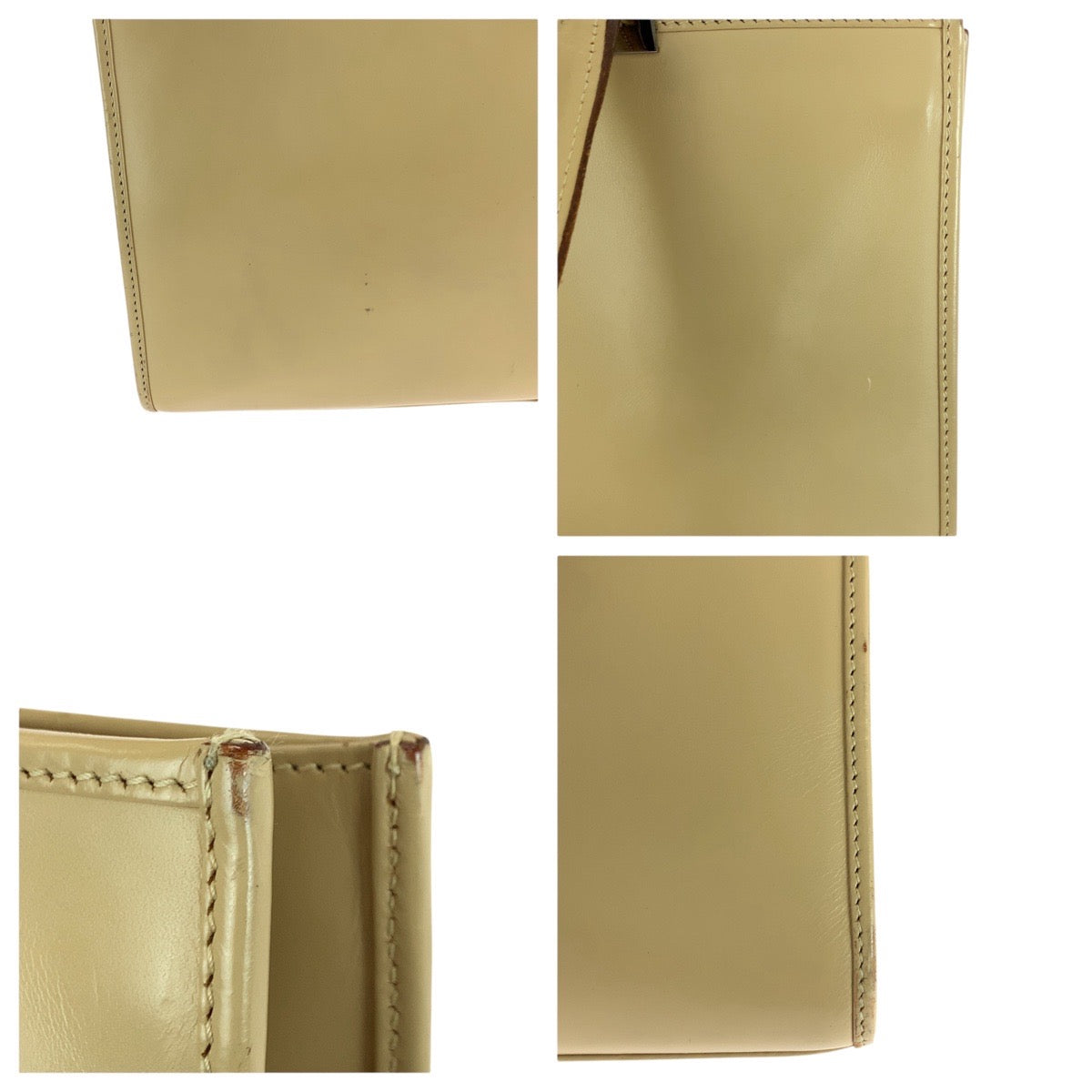 GUCCI Tote Bag 002 1064 leather Beige SilverMetal Jackie