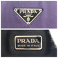 PRADA Tote Bag Nylon Purple SilverMetal Test Triangle With logo