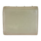 Christian Louboutin Tri-fold wallet leather Beige Champagne Silver Studs Rubifold Wallet