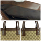 GUCCI Tote Bag 002 1121 GG canvas Beige Brown Gold Metal