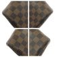 LOUIS VUITTON Tote Bag N41434 PVC Brown gold Damier Rivera MM
