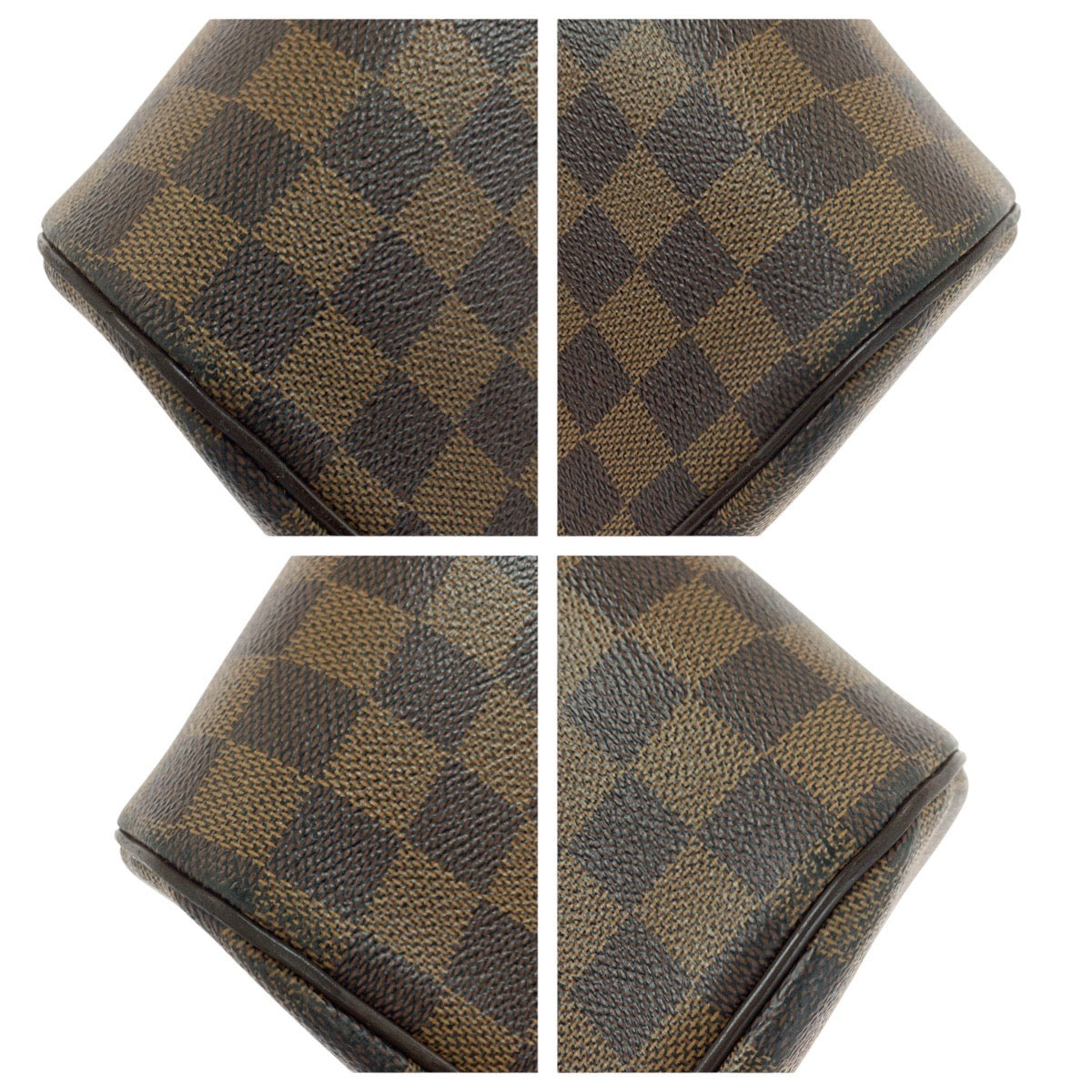 LOUIS VUITTON Tote Bag N41434 PVC Brown gold Damier Rivera MM