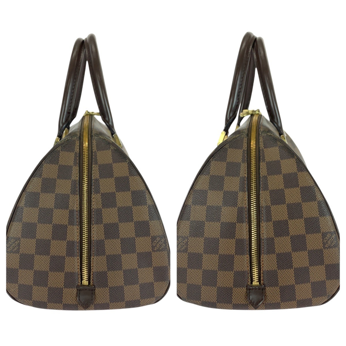 LOUIS VUITTON Tote Bag N41434 PVC Brown gold Damier Rivera MM